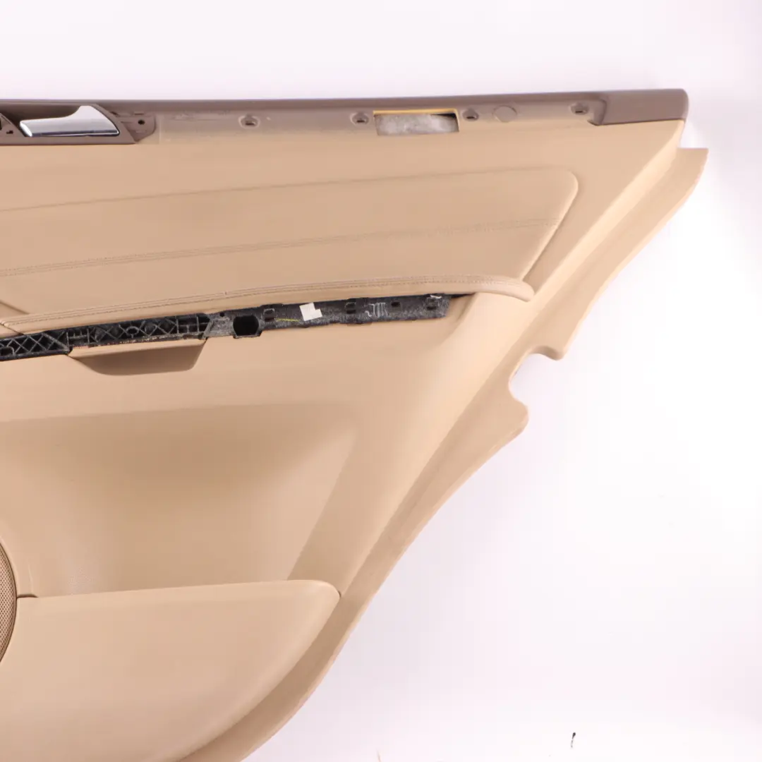 Mercedes ML W164 Door Card Rear Right O/S AMG Trim Cover Panelling Leather Brown - SKU A1647308270 - Part number A1647308270