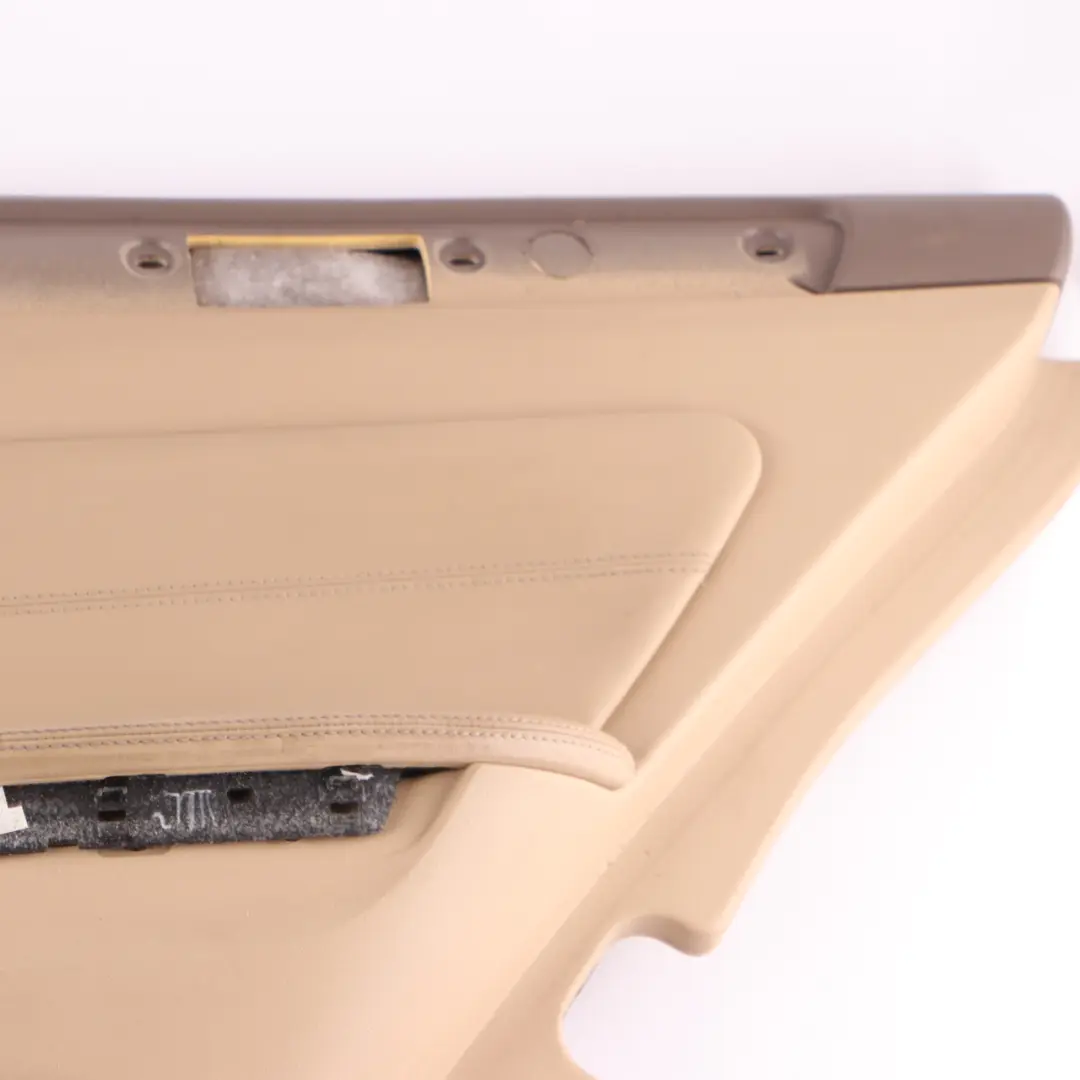 Door Card Rear Right O/S AMG Trim Cover Panelling Leather Brown to Mercedes ML W164 with Part number A1647308270 Mercedes ML W164 Door Card Rear Right O/S AMG Trim Cover Panelling Leather Brown - SKU A1647308270 - Part number A1647308270