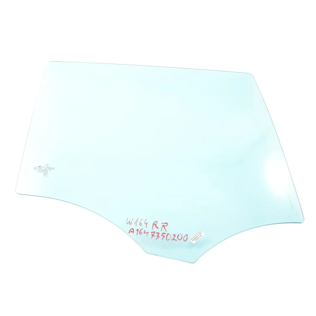 Porta posteriore destra vetro blu AS2 per Mercedes ML W164 con numero di parte A1647350200 Mercedes ML W164 Porta posteriore destra vetro blu AS2 - SKU A1647350200 - Numero di parte A1647350200