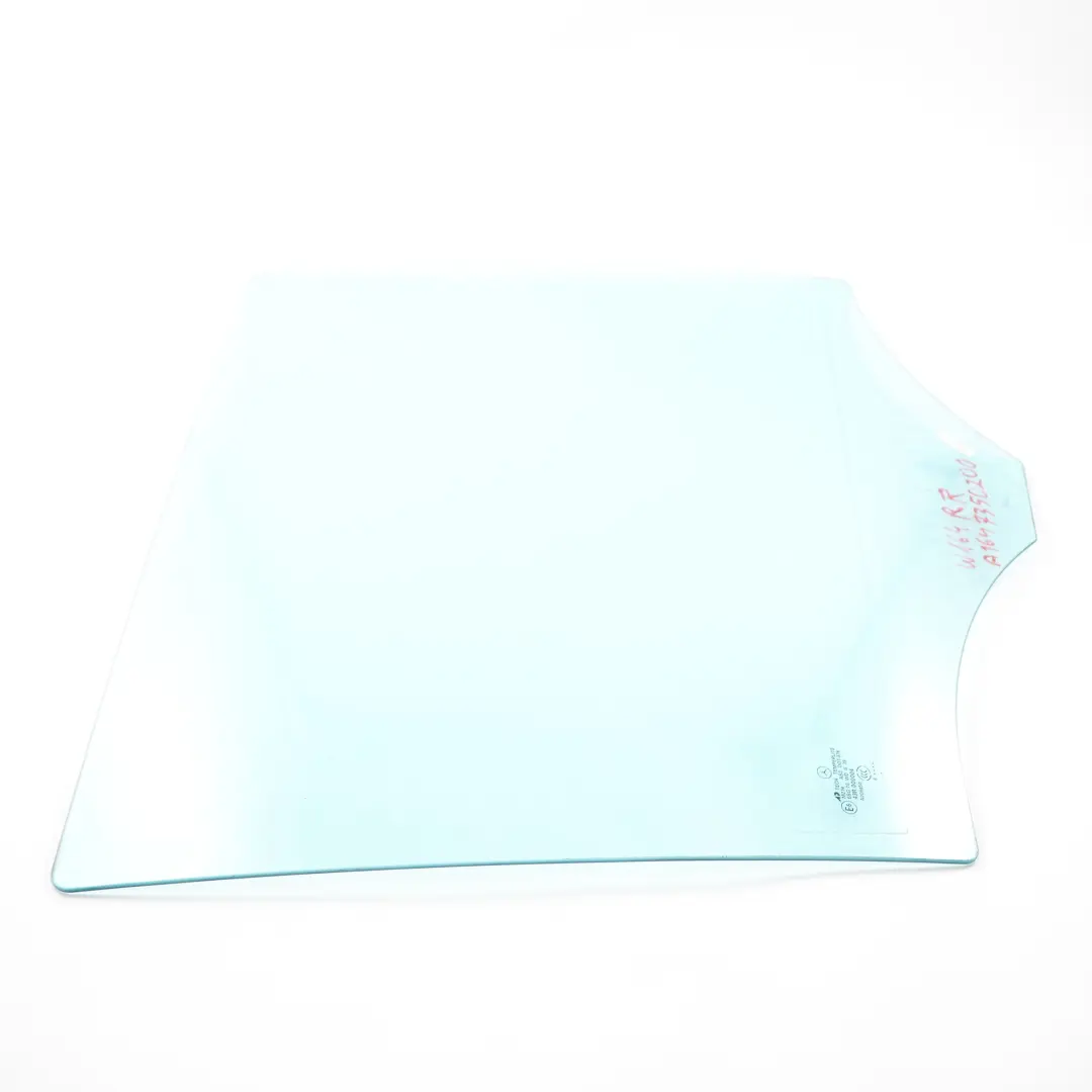 Puerta Trasera Derecha Cristal Azul AS2 para Mercedes ML W164 con número de pieza A1647350200 Mercedes ML W164 Puerta Trasera Derecha Cristal Azul AS2 - SKU A1647350200 - Número de pieza A1647350200