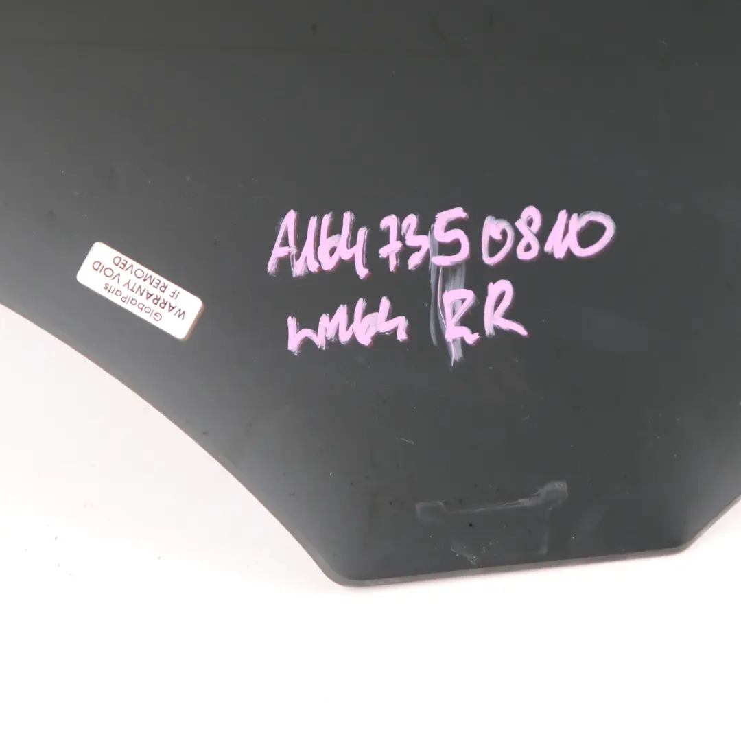 Vetro della finestra posteriore destra lato porta AS3 per Mercedes W164 con numero di parte A1647350810 Mercedes W164 Vetro della finestra posteriore destra lato porta AS3 - SKU A1647350810 - Numero di parte A1647350810