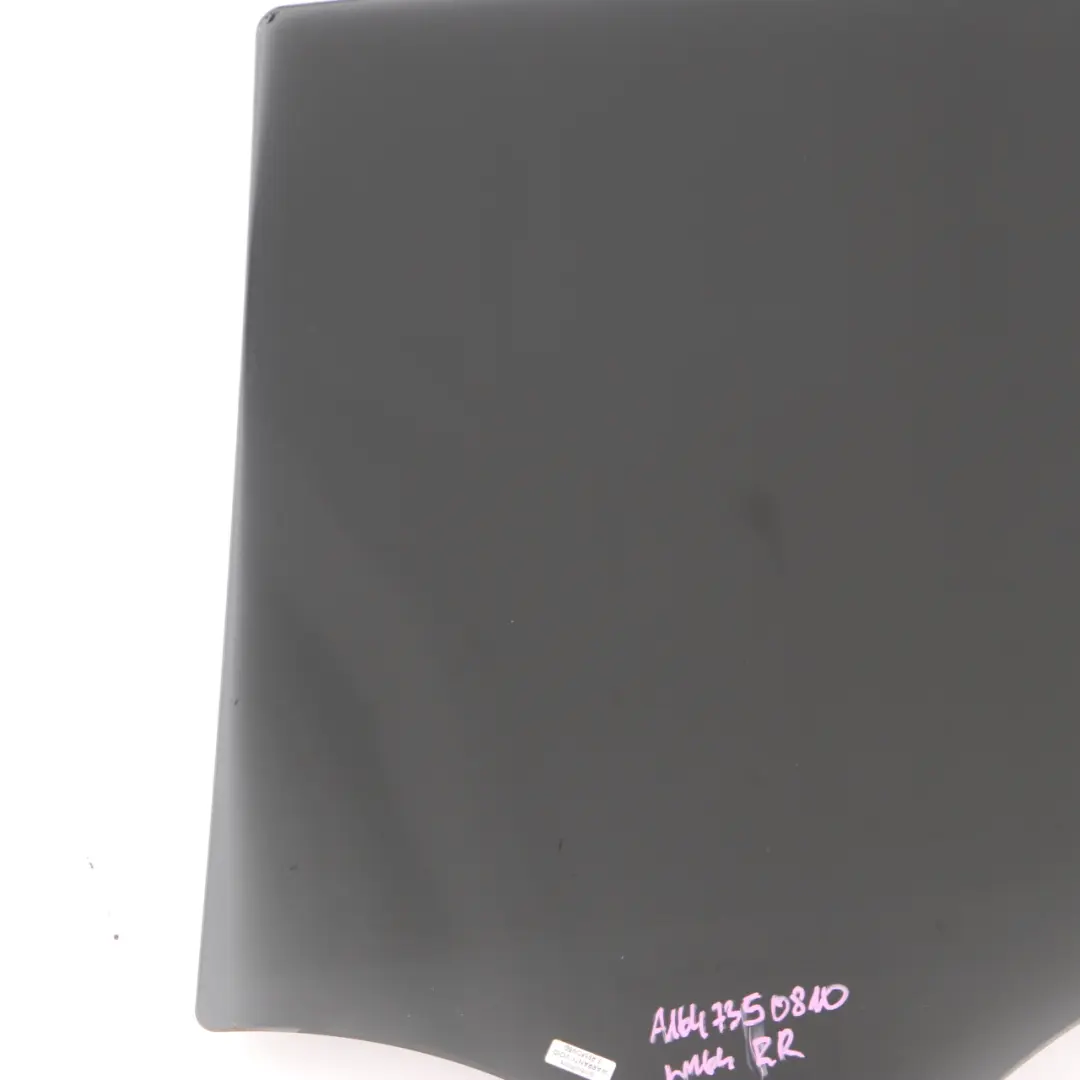 Window Glass Rear Right O/S Door Side Tinted AS3 to Mercedes ML W164 with Part number A1647350810 Mercedes ML W164 Window Glass Rear Right O/S Door Side Tinted AS3 - SKU A1647350810 - Part number A1647350810
