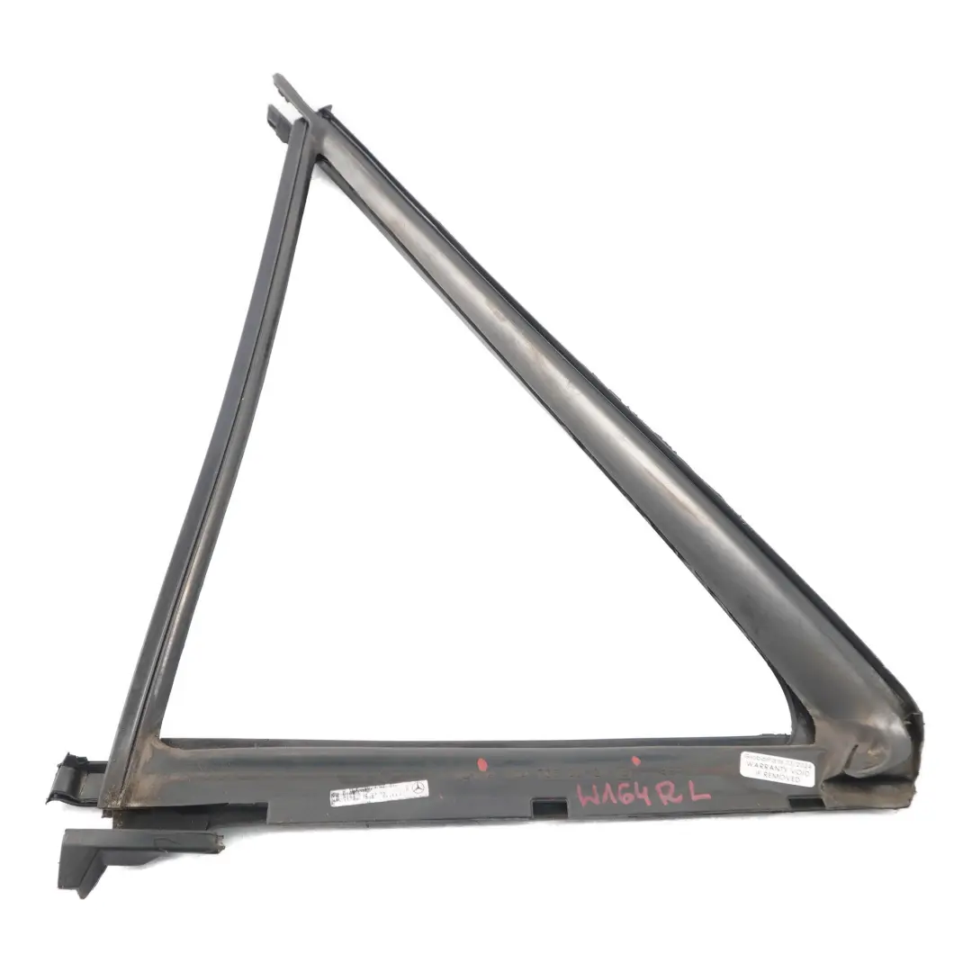Mercedes W164 Window Glass Frame Rear Left N/S Door Triangle Strip - SKU A1647350924 - Part number A1647350924