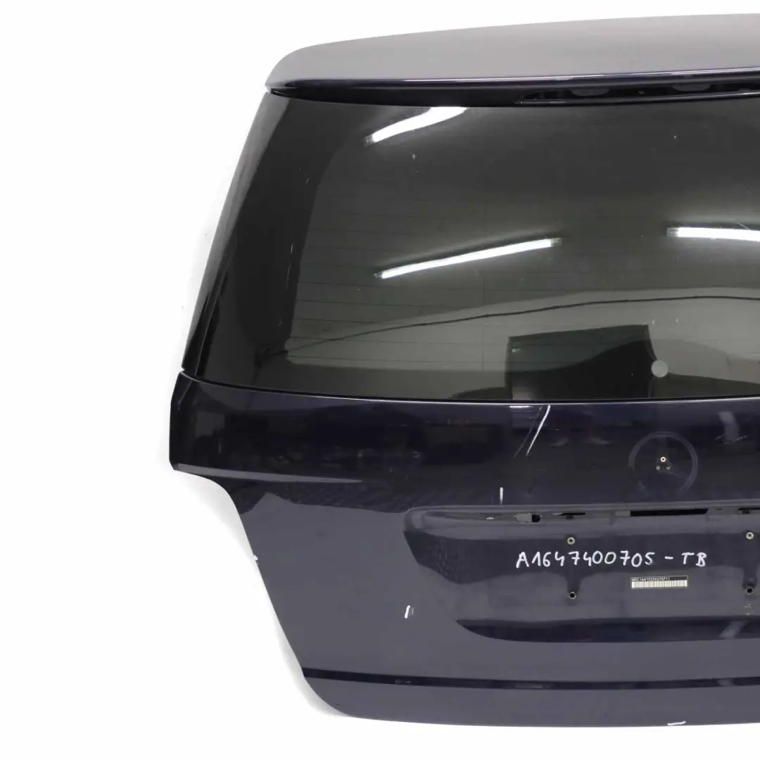 Mercedes ML W164 Boot Trunk Lid Tailgate Panel Tanzanite Blue Metallic - 359 - SKU A1647400705-TB - Part number A1647400705