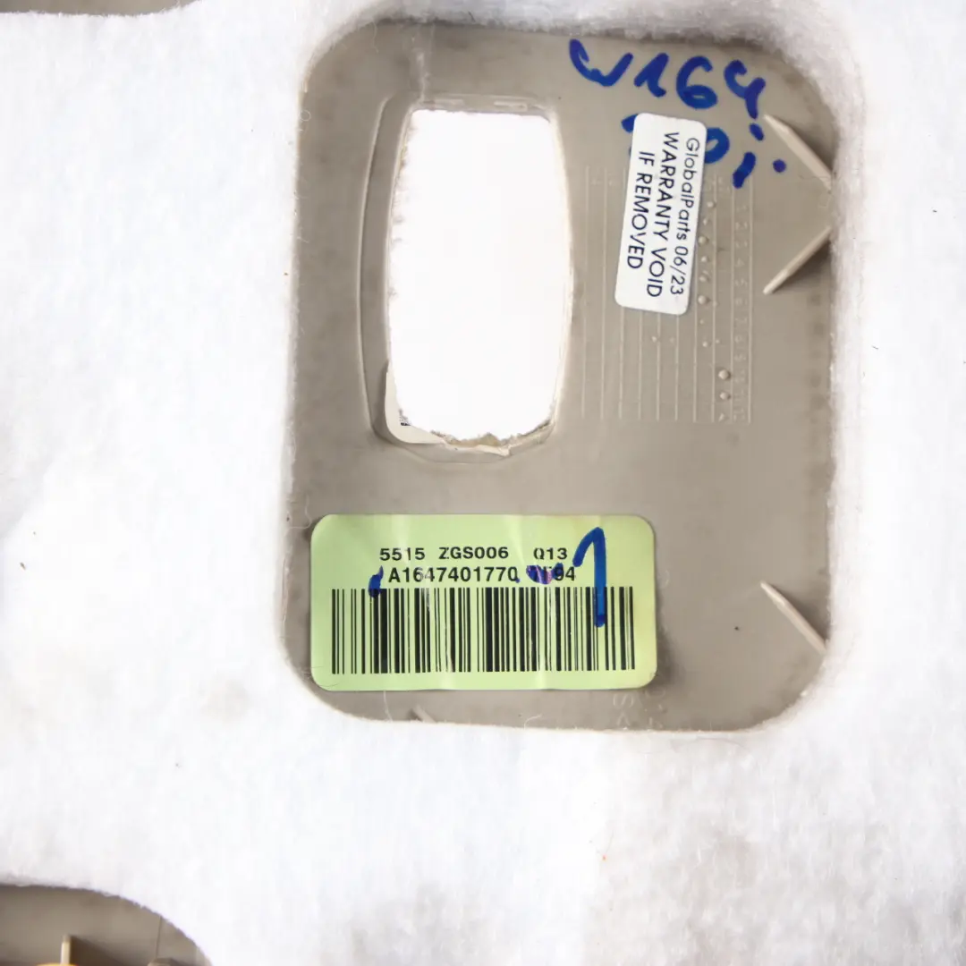 Trunk Lid Tailgate Interior Cover Panel Grey to Mercedes W164 Rear with Part number A1647401770 Mercedes W164 Rear Trunk Lid Tailgate Interior Cover Panel Grey - SKU A1647401770-1 - Part number A1647401770