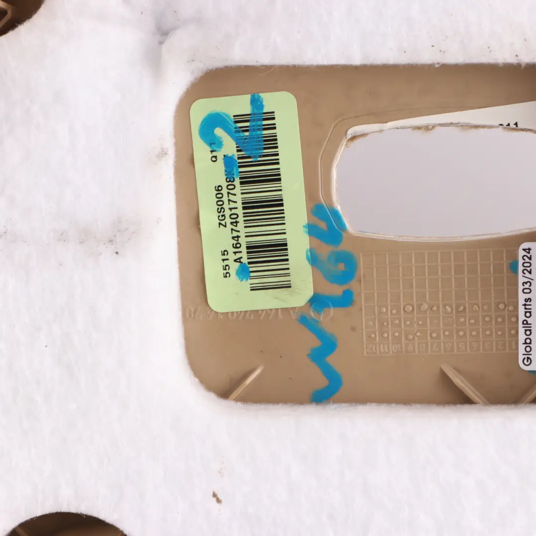 Trunk Lid Tailgate Interior Cover Panel Beige to Mercedes W164 Rear with Part number A1647401770 Mercedes W164 Rear Trunk Lid Tailgate Interior Cover Panel Beige - SKU A1647401770-2 - Part number A1647401770