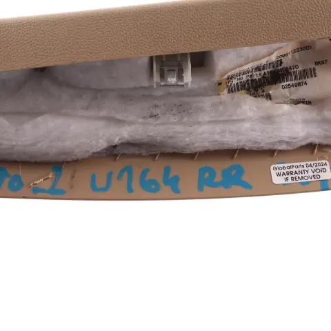 Mercedes ML W164 Tapicerka Pokrywy Bagażnika Tylna Prawa Beżowa - SKU A1647402470-2 - Numer Części A1647402470