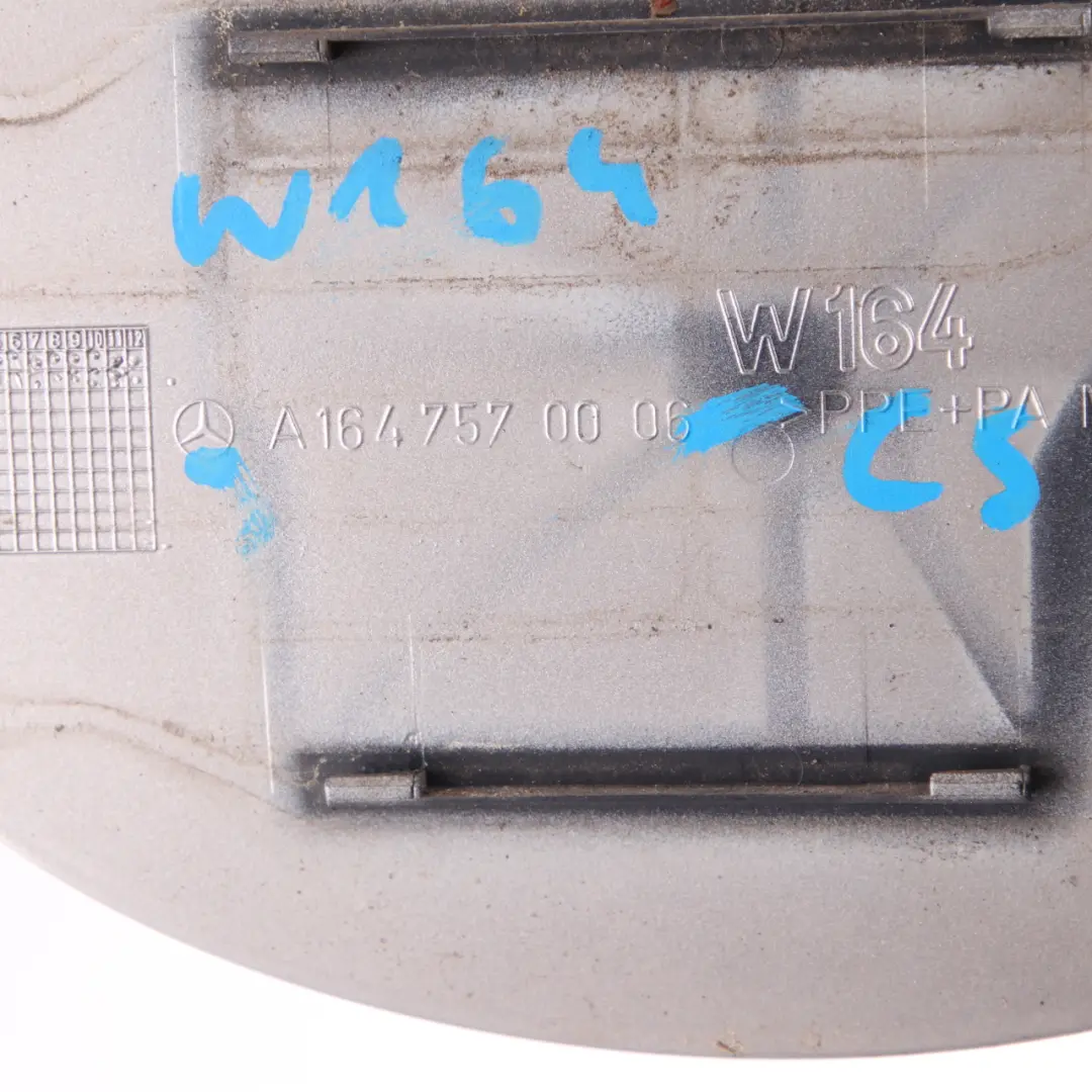 Mercedes ML W164 Fuel Filler Flap Cap Cover Cubanite Silver - 723 - SKU A1647570006-CS - Part number A1647570006