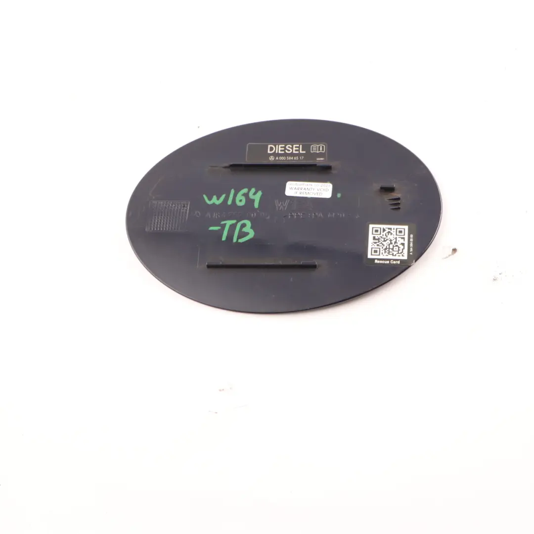 Mercedes ML W164 Coperchio Tappo Sportello Carburante Blu - 359 - SKU A1647570006-TB - Numero di parte A1647570006