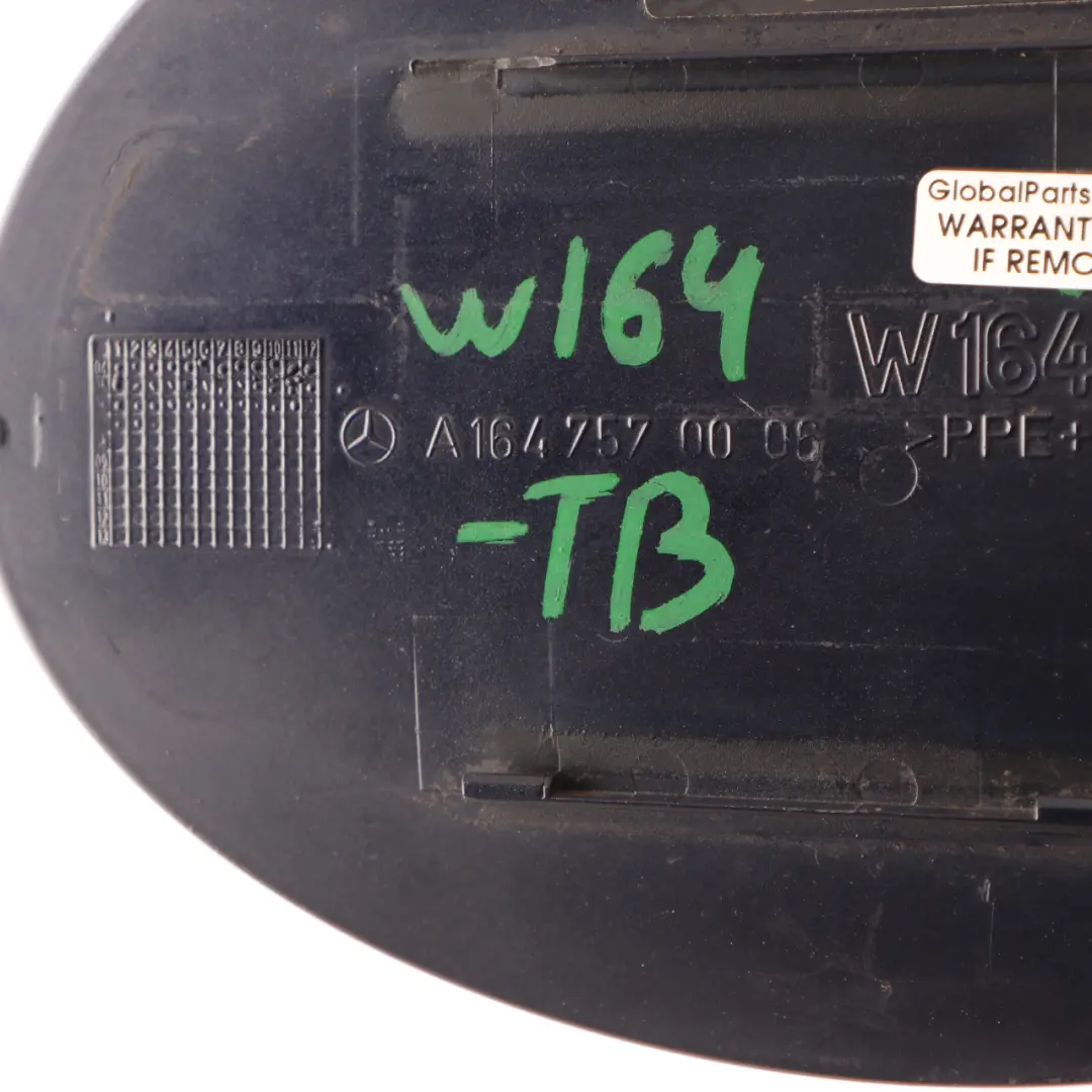 Mercedes ML W164 Fuel Filler Flap Cap Cover Tanzanite Blue - 359 - SKU A1647570006-TB - Part number A1647570006