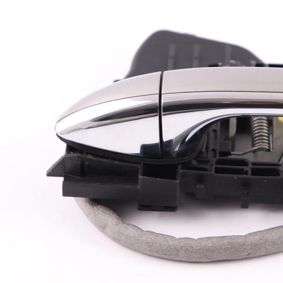 Door Handle Rear Left N/S Grab Cubanite Silver to Mercedes ML W164 with Part number A1647600334 Mercedes ML W164 Door Handle Rear Left N/S Grab Cubanite Silver - SKU A1647600334-CS - Part number A1647600334