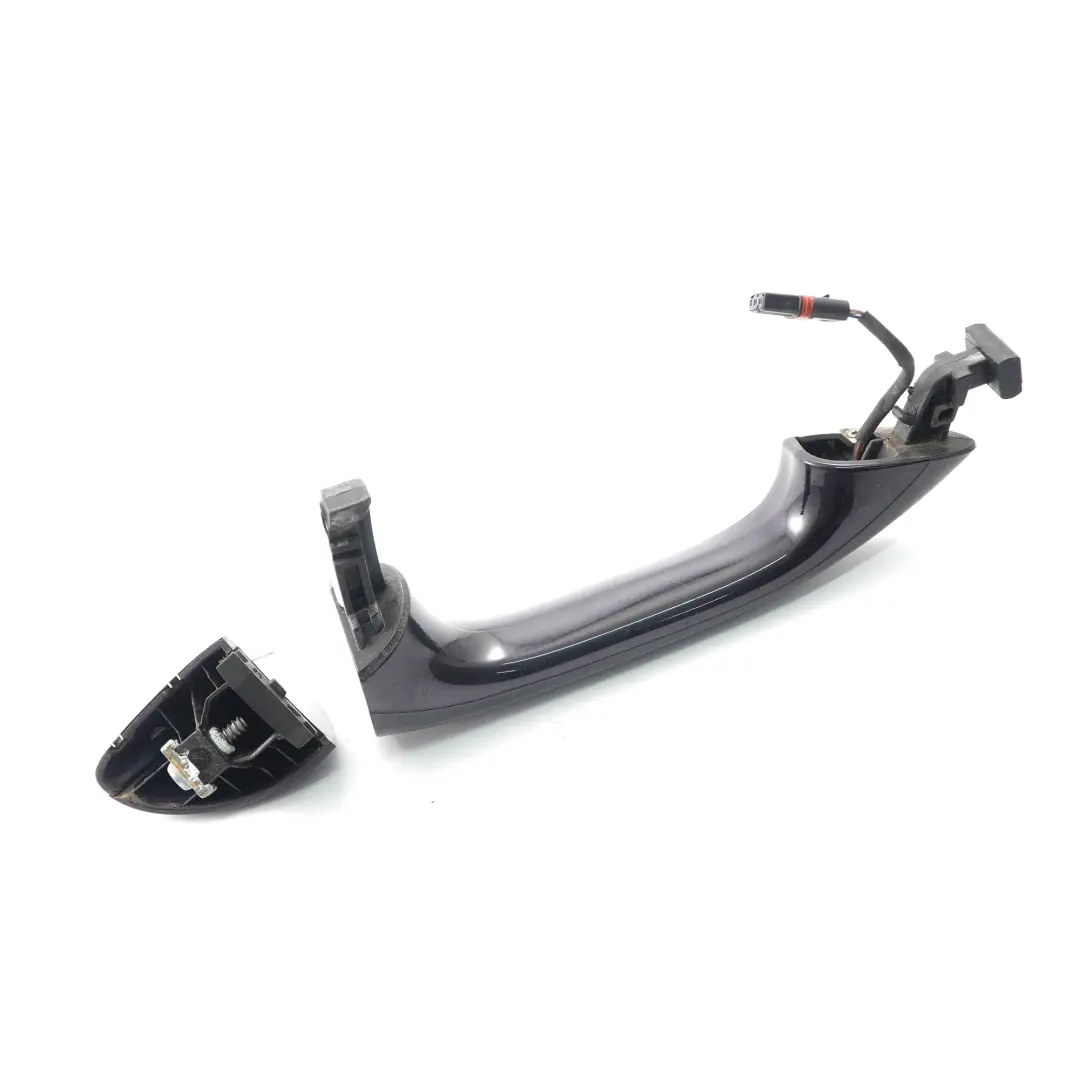 Maniglia porta anteriore sinistra Keyless Go\ Obsidian Nero 197 per Mercedes ML W164 con numero di parte A1647600370 Mercedes ML W164 Maniglia porta anteriore sinistra Keyless Go\ Obsidian Nero 197 - SKU A1647600370-OB - Numero di parte A1647600370