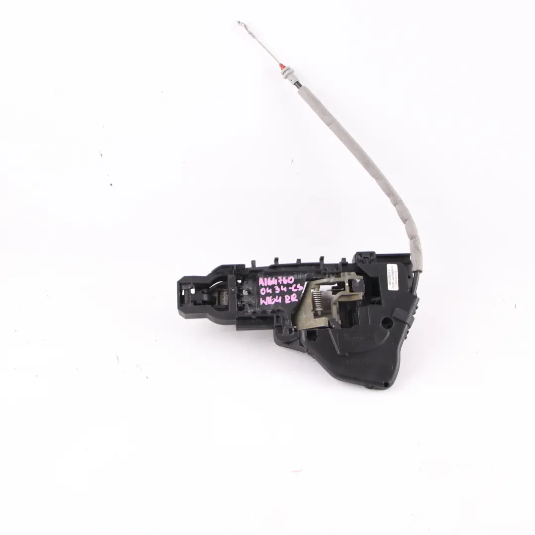 Mercedes ML W164 Door Handle Rear Right O/S Grab Cubanite Silver - SKU A1647600434-CS - Part number A1647600434