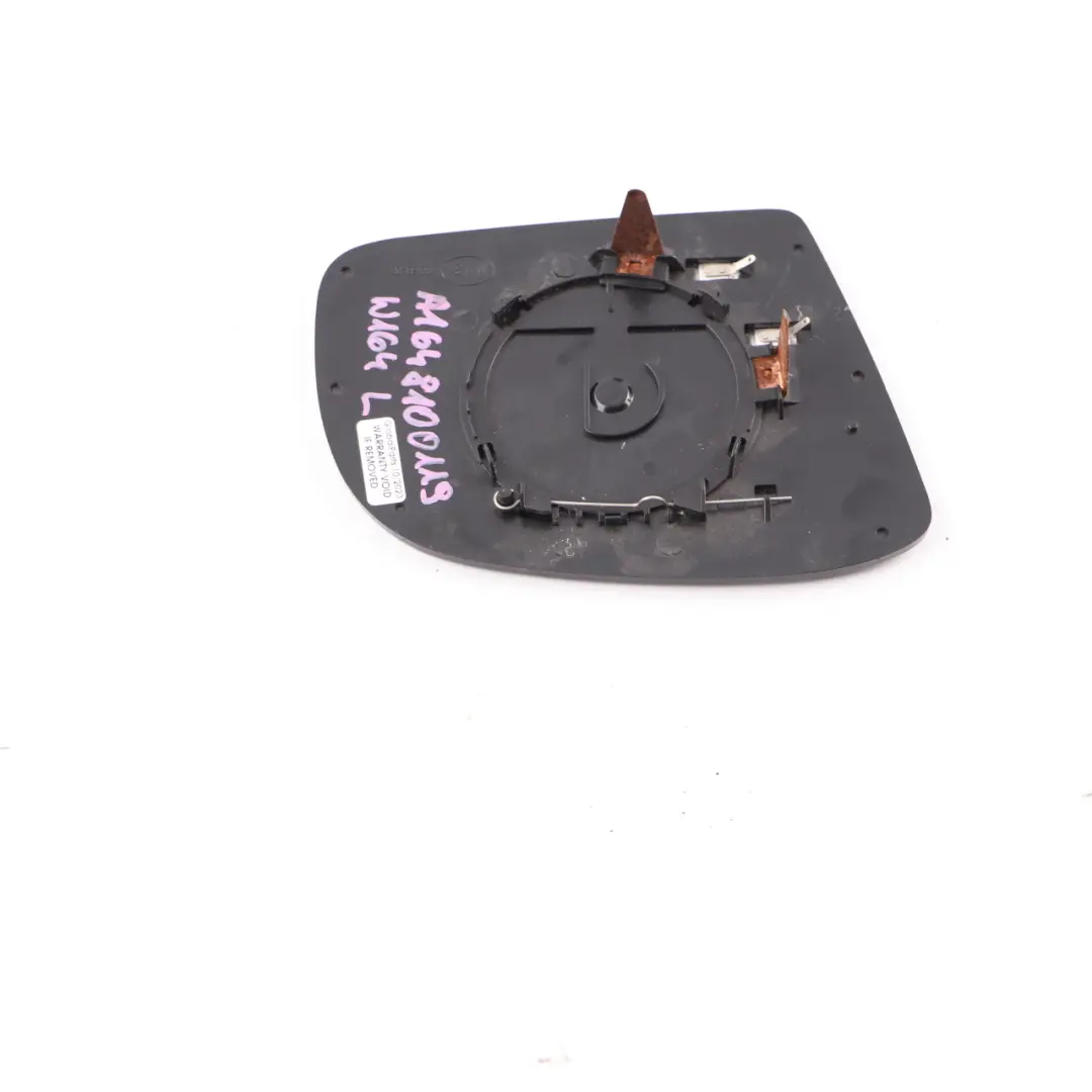 Wing Mirror Glass Door Left N/S to Mercedes ML W164 with Part number A1648100119 Mercedes ML W164 Wing Mirror Glass Door Left N/S - SKU A1648100119 - Part number A1648100119