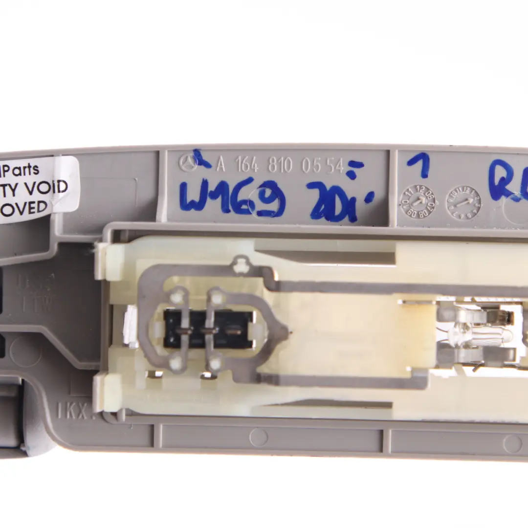 Roof Grab Interior Handle Rear Left N/S Grey to Mercedes ML W164 with Part number A1648100554 Mercedes ML W164 Roof Grab Interior Handle Rear Left N/S Grey - SKU A1648100554-1 - Part number A1648100554