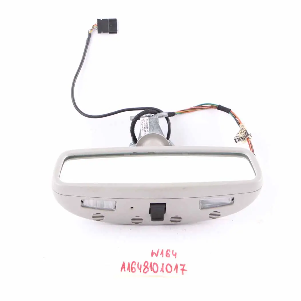 Mercedes ML W164 Rear View Mirror Interior Grey - SKU rhd-A1648101017 - Part number A1648101017