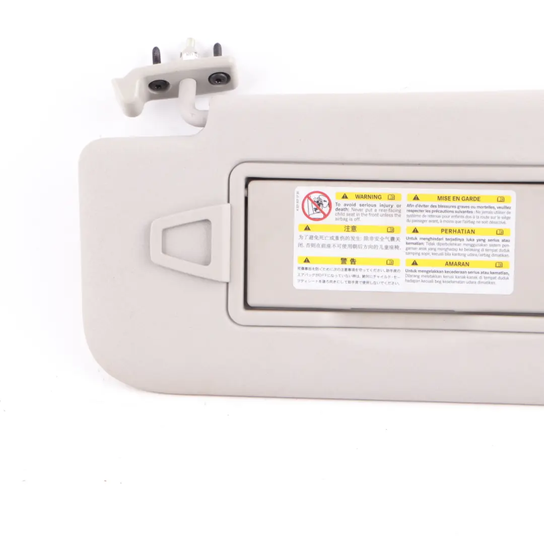 Sun Visor Cover Mirror Trim Left N/S Panel Grey A1648101310 to Mercedes ML W164 with Part number A1648102310 Mercedes ML W164 Sun Visor Cover Mirror Trim Left N/S Panel Grey A1648101310 - SKU A1648102310-1 - Part number A1648102310