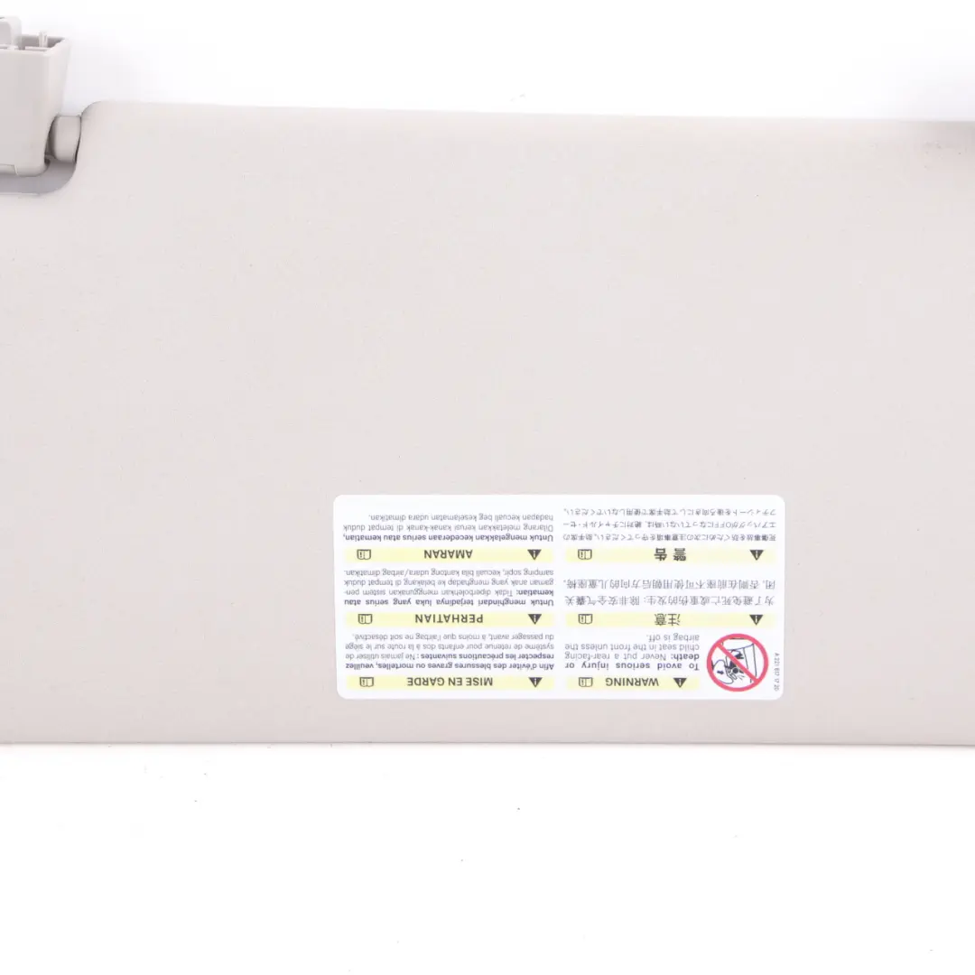 Sun Visor Cover Mirror Trim Left N/S Panel Grey A1648101310 to Mercedes ML W164 with Part number A1648102310 Mercedes ML W164 Sun Visor Cover Mirror Trim Left N/S Panel Grey A1648101310 - SKU A1648102310-1 - Part number A1648102310