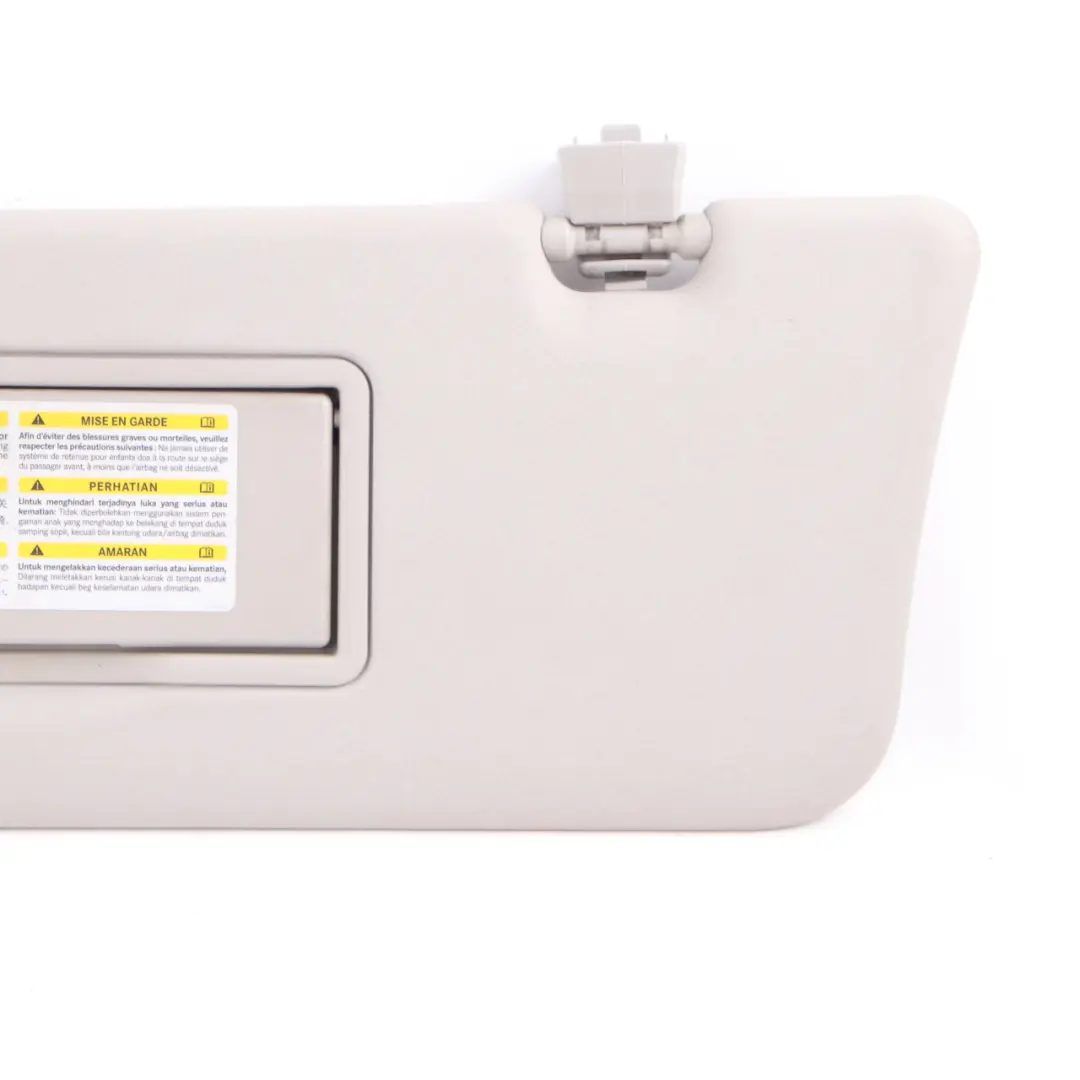 Sun Visor Cover Mirror Trim Left N/S Panel Grey A1648101310 to Mercedes ML W164 with Part number A1648102310 Mercedes ML W164 Sun Visor Cover Mirror Trim Left N/S Panel Grey A1648101310 - SKU A1648102310-1 - Part number A1648102310