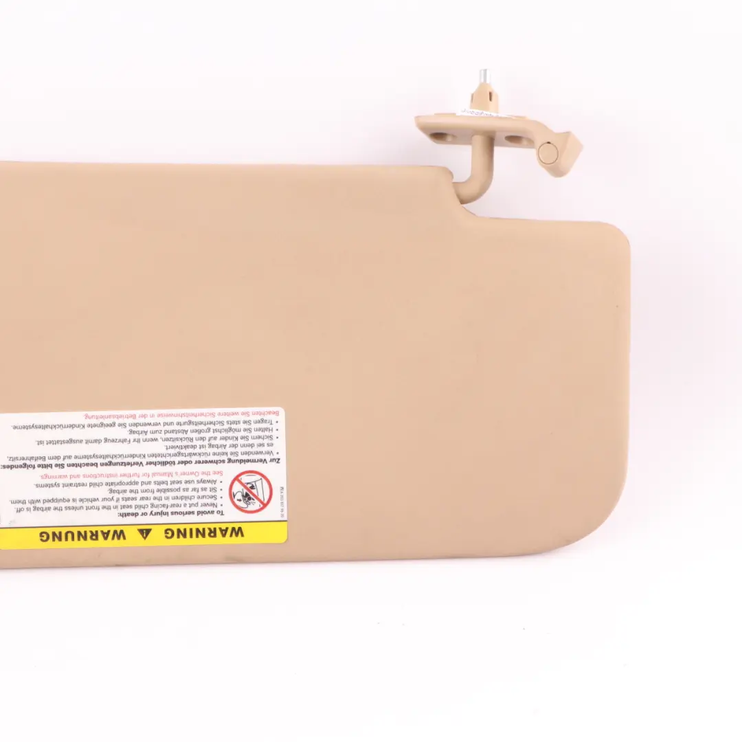 Sun Visor Cover Mirror Trim Left N/S Panel Beige to Mercedes ML W164 with Part number A1648102310 Mercedes ML W164 Sun Visor Cover Mirror Trim Left N/S Panel Beige - SKU A1648102310-2 - Part number A1648102310