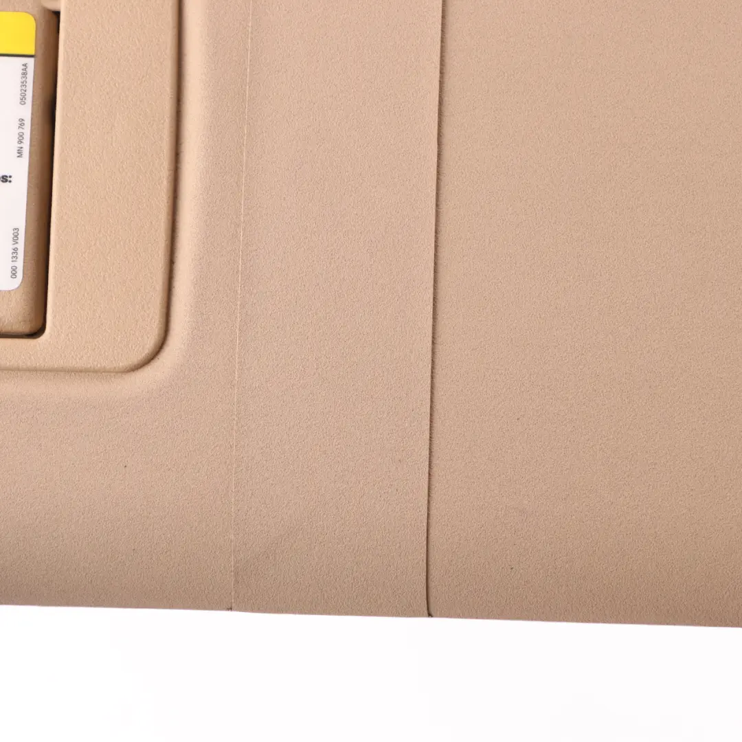 Mercedes ML W164 Sun Visor Cover Mirror Trim Left N/S Panel Beige - SKU A1648102310-2 - Part number A1648102310