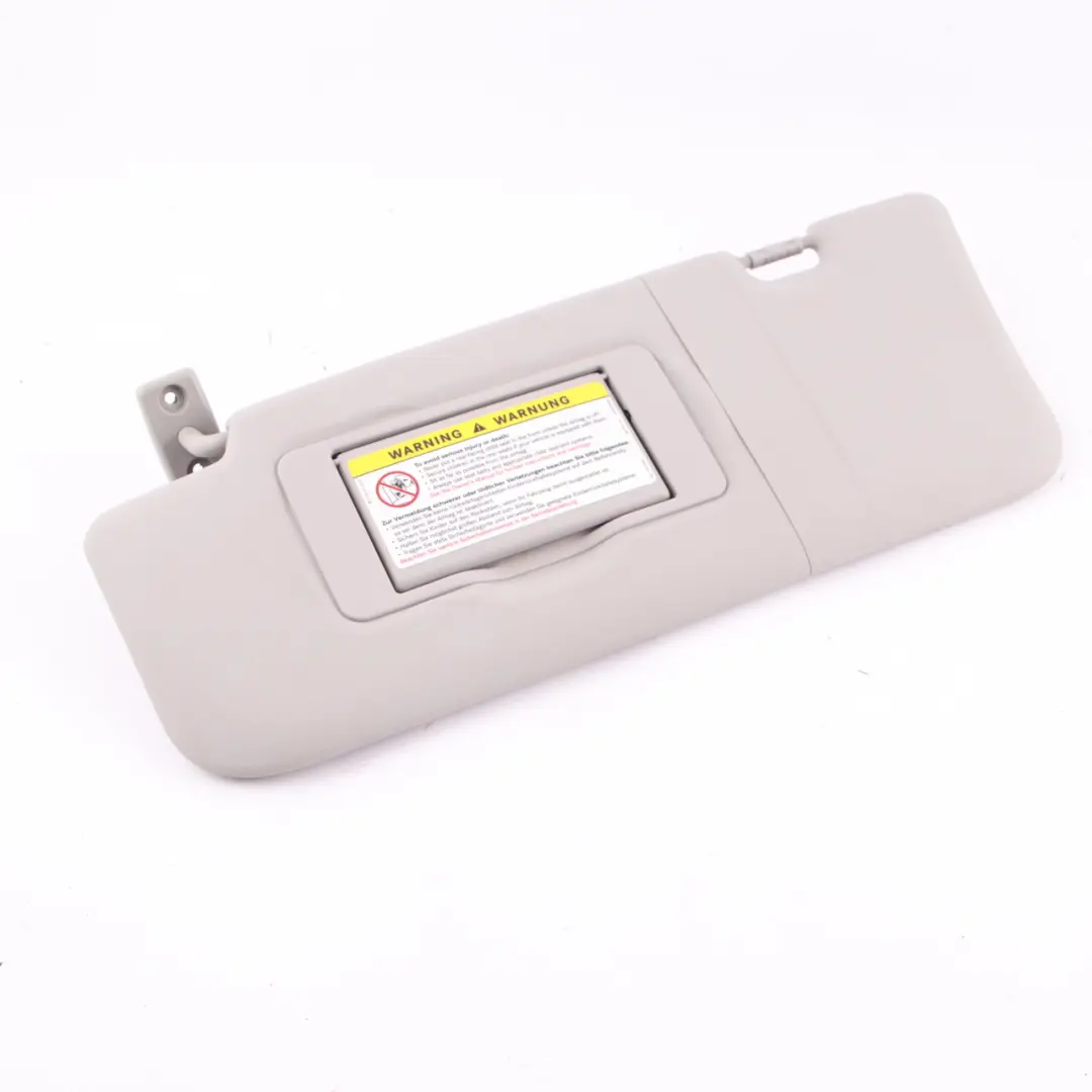 Sun Visor Cover Mirror Trim Left N/S Panel Grey to Mercedes ML W164 with Part number A1648102310 Mercedes ML W164 Sun Visor Cover Mirror Trim Left N/S Panel Grey - SKU A1648102310 - Part number A1648102310