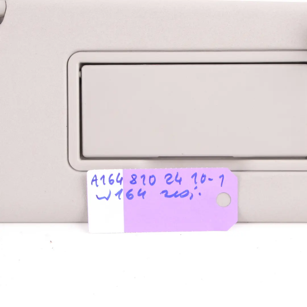 pare-soleil rétroviseur panneau droit gris A1648101410 pour Mercedes ML W164 à propos du numéro de pièce A1648102410 Mercedes ML W164 pare-soleil rétroviseur panneau droit gris A1648101410 - SKU A1648102410-1 - Numéro de pièce A1648102410