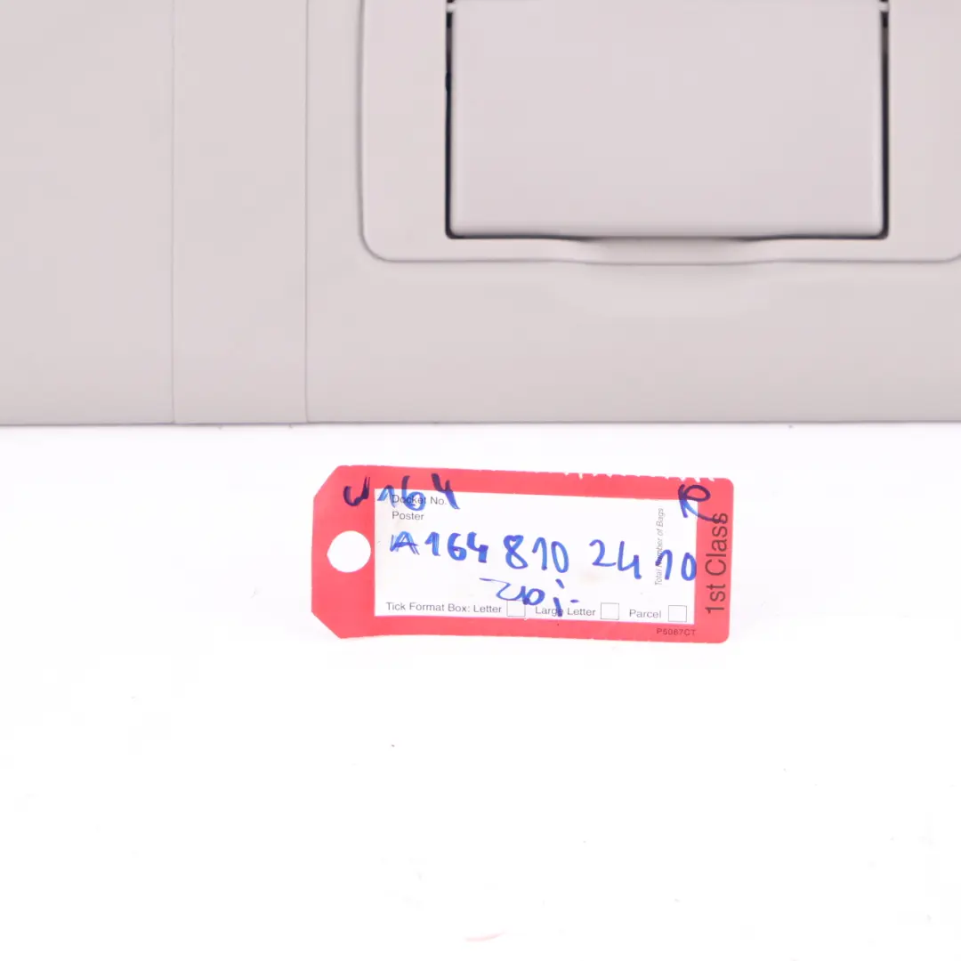 Mercedes W164 Sonnenblende Abdeckung Spiegel Trim Rechts Panel Grau - SKU A1648102410 - Teilenummer A1648102410