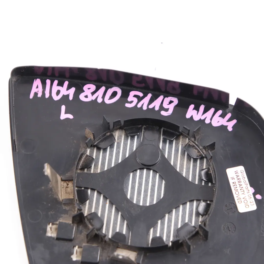 Außenspiegel Glas Beheizt Links für Mercedes ML W164 mit Teilenummer A1648105119 Mercedes ML W164 Außenspiegel Glas Beheizt Links - SKU A1648105119 - Teilenummer A1648105119