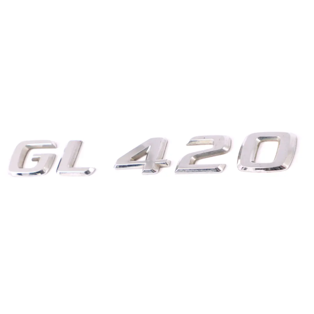 Mercedes X164 GL 420 Emblem Lettering Boot Trunk Logo Badge Chrom - SKU A1648170115 - Part number A1648170115