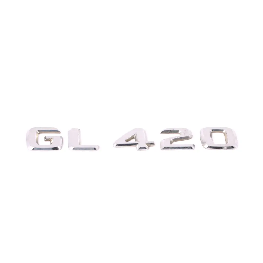 Mercedes X164 GL 420 Emblem Lettering Boot Trunk Logo Badge Chrom - SKU A1648170115 - Part number A1648170115