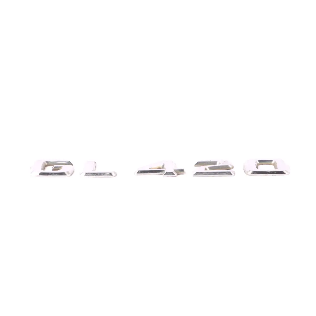 Mercedes X164 GL 420 Emblem Lettering Boot Trunk Logo Badge Chrom - SKU A1648170115 - Part number A1648170115