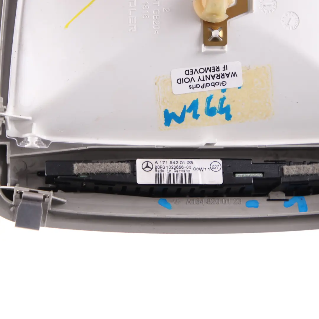Mercedes ML W164 GL X164 Luz de lectura trasera Luz techo Parktronic - SKU A1648200123-1 - Número de pieza A1648200123