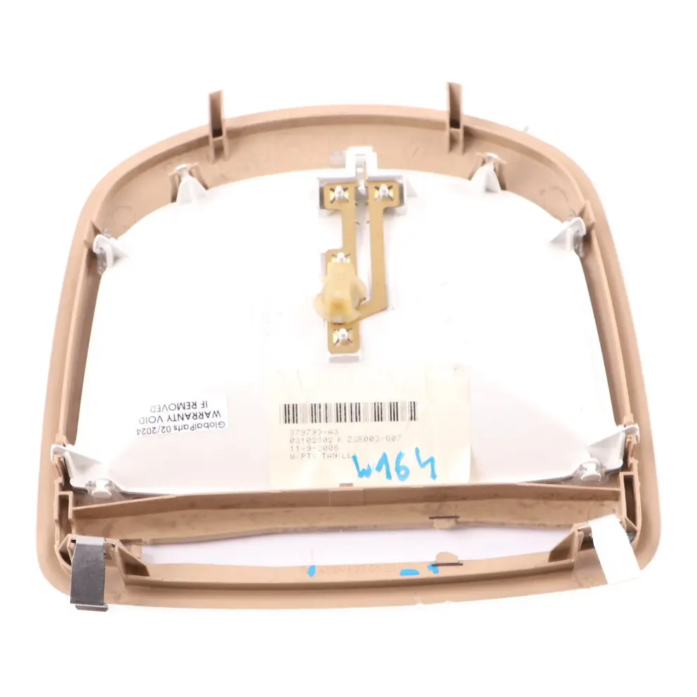 Lamp Interior Mercedes W164 Rear Reading Light Roof Buckskin Beige to with Part number A1648200123 Lamp Interior Mercedes W164 Rear Reading Light Roof Buckskin Beige - SKU A1648200123-2 - Part number A1648200123