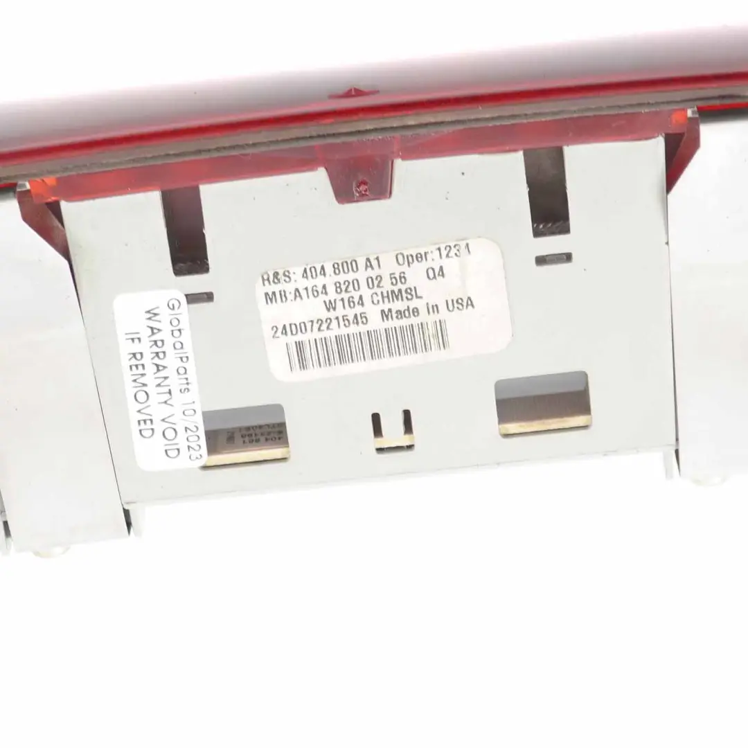 Hinten Zusätzliche Dritte Bremsleuchte Bremsleuchte für Mercedes ML W164 mit Teilenummer A1648200256 Mercedes ML W164 Hinten Zusätzliche Dritte Bremsleuchte Bremsleuchte - SKU A1648200256 - Teilenummer A1648200256