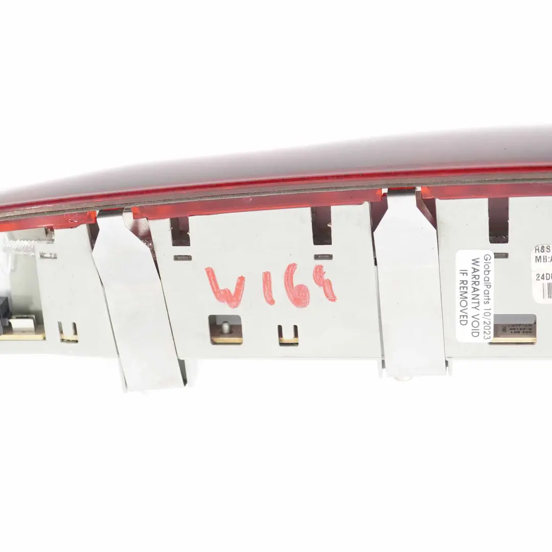 Additional Third Brake Light Stop Lamp to Mercedes ML W164 Rear with Part number A1648200256 Mercedes ML W164 Rear Additional Third Brake Light Stop Lamp - SKU A1648200256 - Part number A1648200256