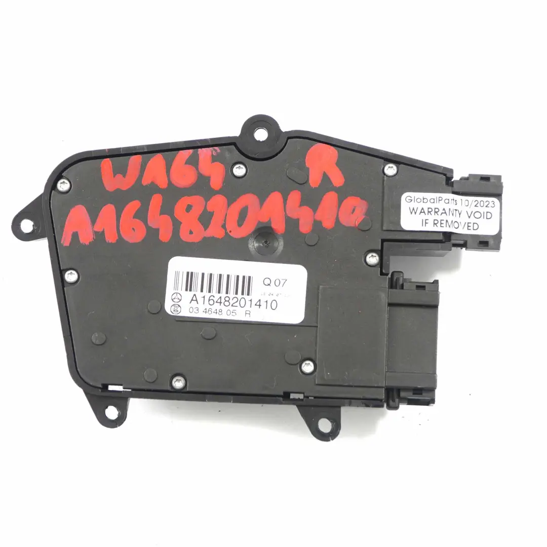 Mercedes ML W164 Panel de Interruptores Derecho Asiento Delantero - SKU A1648201410 - Número de pieza A1648201410