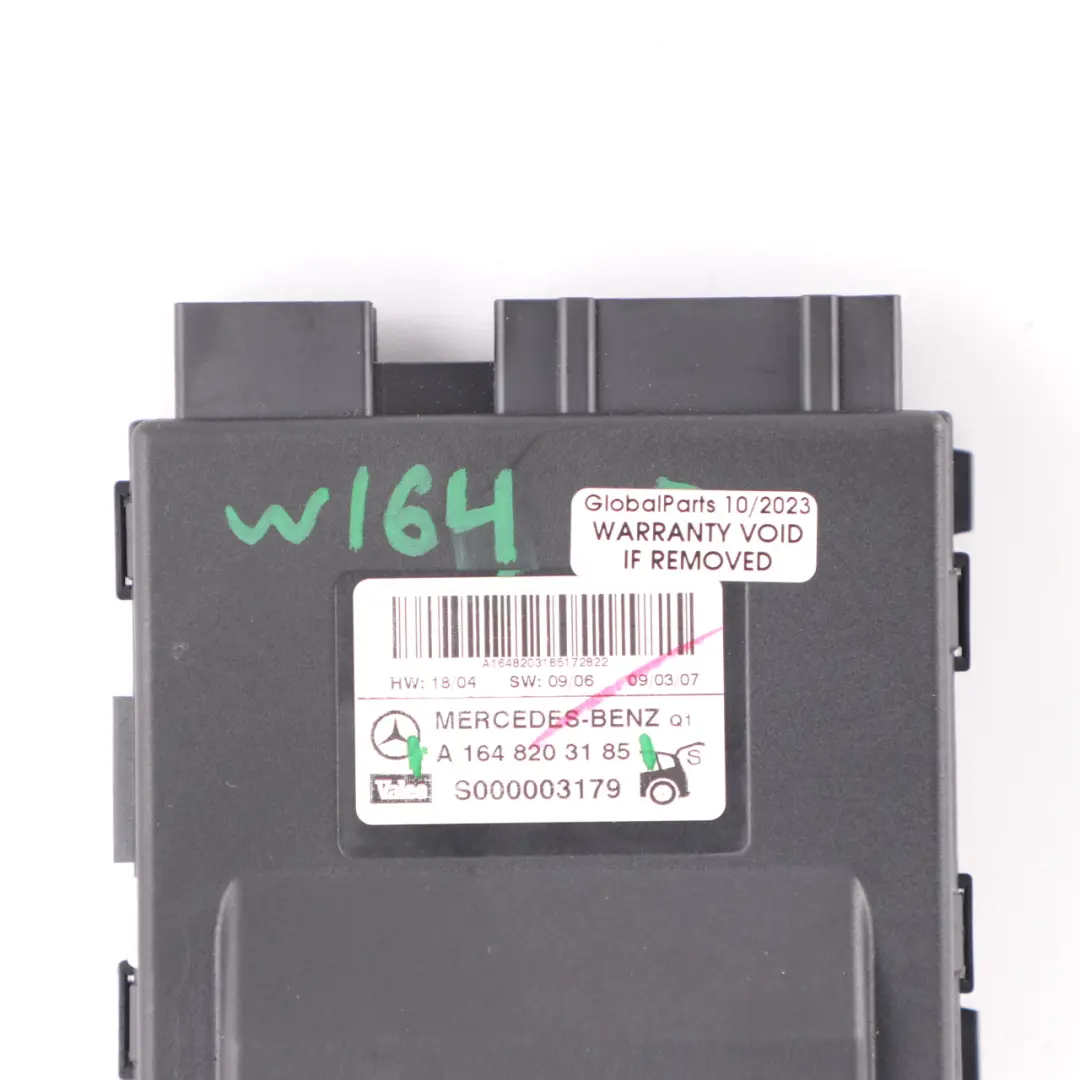 Lift Boot Lid Control Module to Mercedes ML W164 Automatic Tailgate with Part number A1648203185 Mercedes ML W164 Automatic Tailgate Lift Boot Lid Control Module - SKU A1648203185 - Part number A1648203185