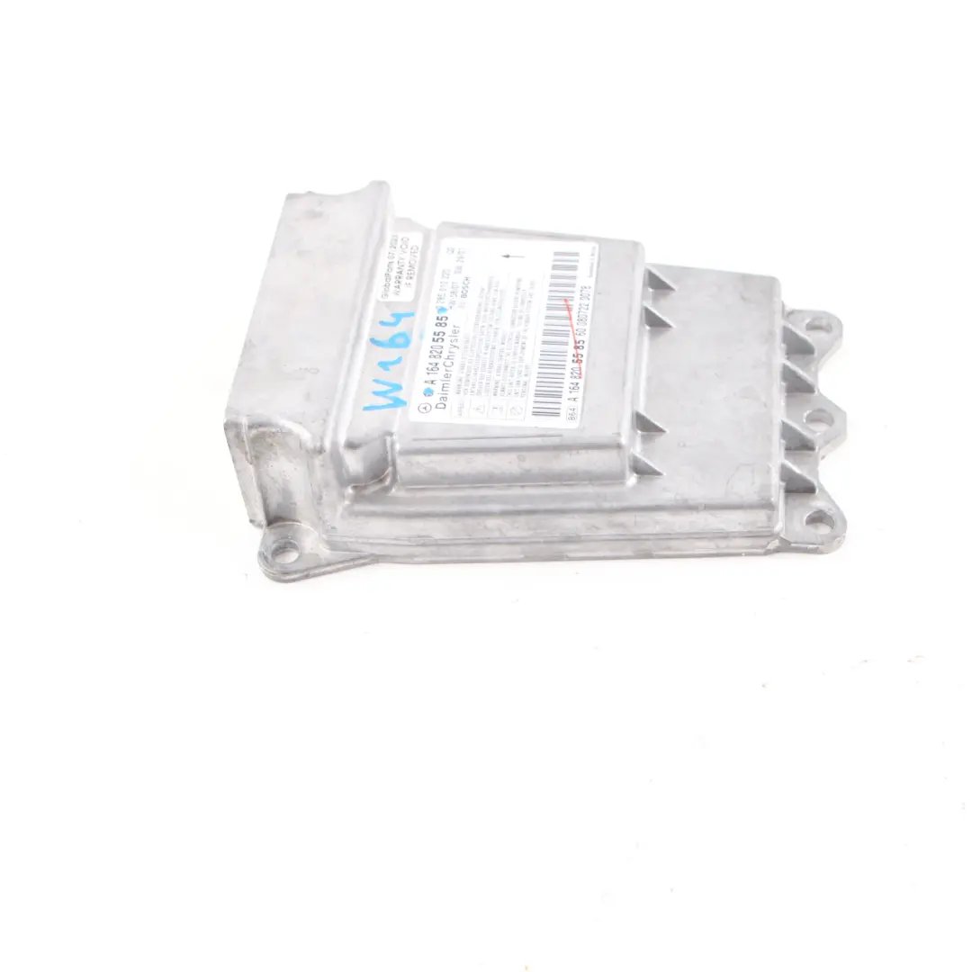 Modul Steuergerät SRS Sensor ECU Bosch für Mercedes W164 Air mit Teilenummer A1648205585 Mercedes W164 Air Modul Steuergerät SRS Sensor ECU Bosch - SKU A1648205585 - Teilenummer A1648205585