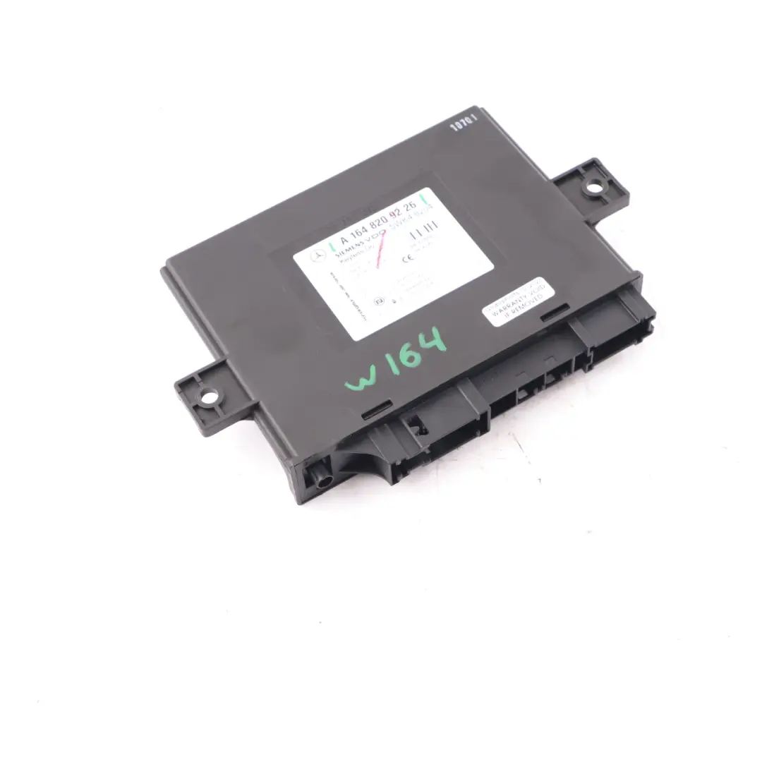 Keyless Go Module Mercedes W164 ECU Door Lock Control Unit to  with Part number A1648206185  Keyless Go Module Mercedes W164 ECU Door Lock Control Unit - SKU A1648206185 - Part number A1648206185