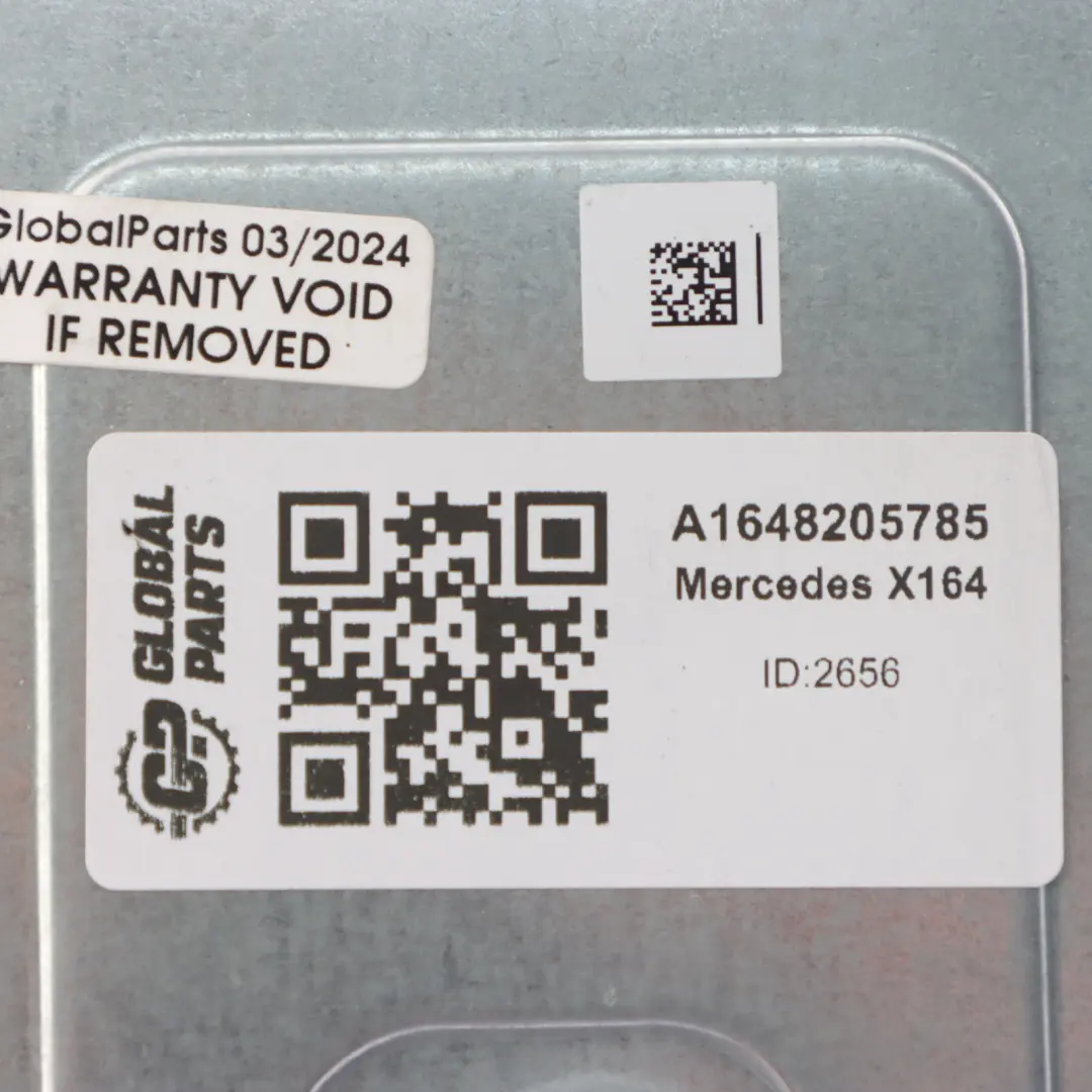 Modulo Aria SRS Unità Di Controllo ECU per Mercedes ML W164 W251 con numero di parte A1648207426 Mercedes ML W164 W251 Modulo Aria SRS Unità Di Controllo ECU - SKU A1648207426 - Numero di parte A1648207426