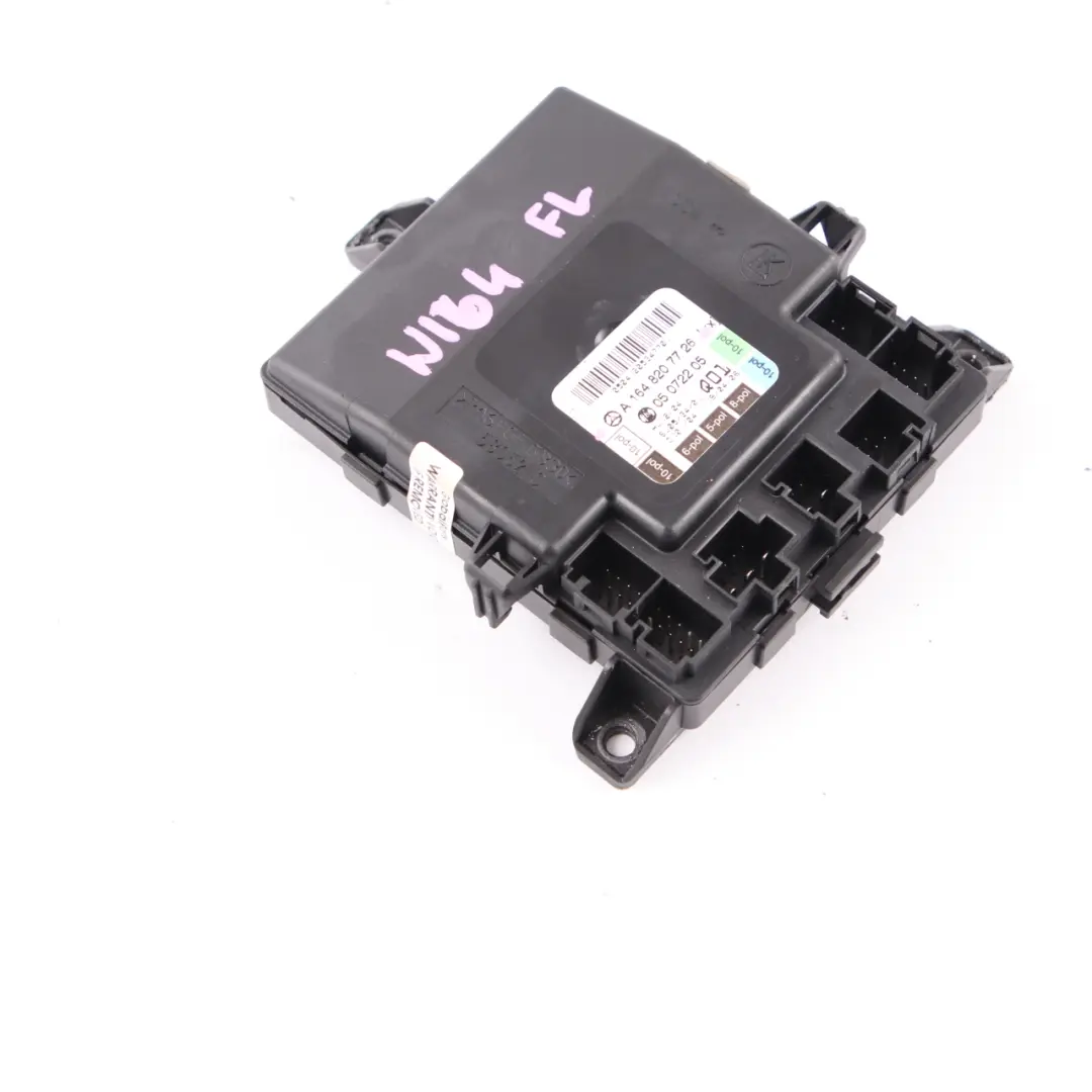  Door Module Mercedes ML W164 Front Left N/S Control Unit Module - SKU A1648207726 - Part number A1648207726