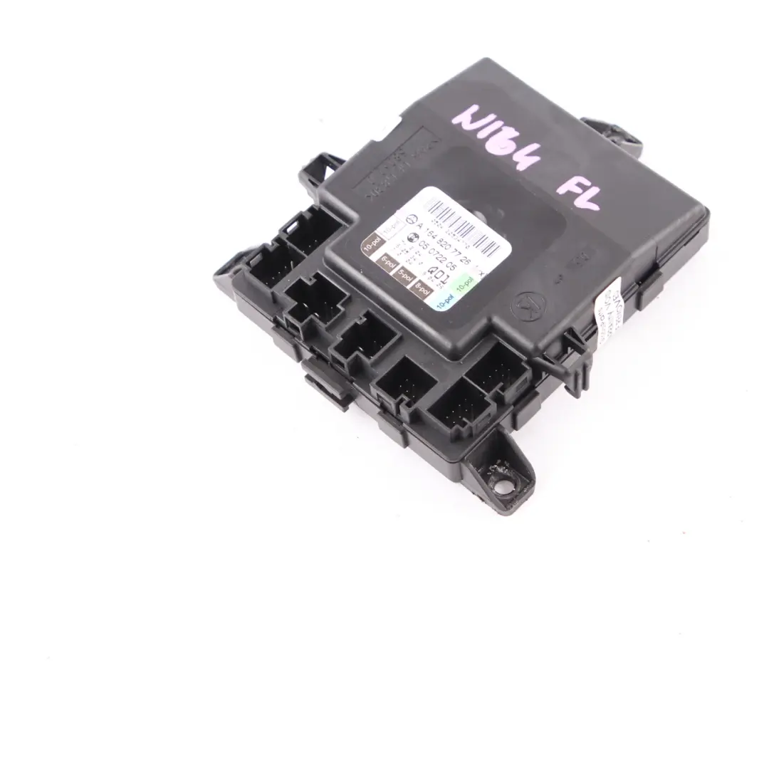 Door Module Mercedes ML W164 Front Left N/S Control Unit Module to with Part number A1648207726 Door Module Mercedes ML W164 Front Left N/S Control Unit Module - SKU A1648207726 - Part number A1648207726