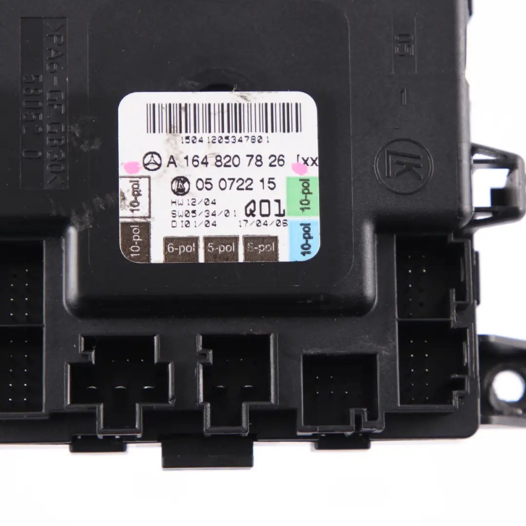 Tür Modul Vorne Rechts Steuergerät Modul für Mercedes W164 mit Teilenummer A1648207826 Mercedes W164 Tür Modul Vorne Rechts Steuergerät Modul - SKU A1648207826 - Teilenummer A1648207826