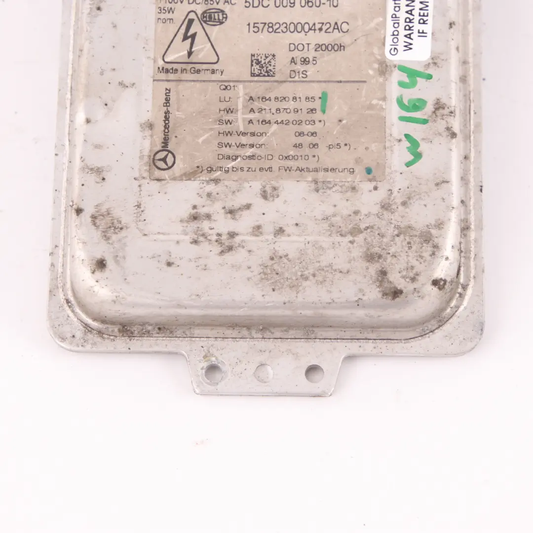 Mercedes ML W164 Przetwornica Xenon Ksenon - SKU A1648208185 - Numer Części A1648208185