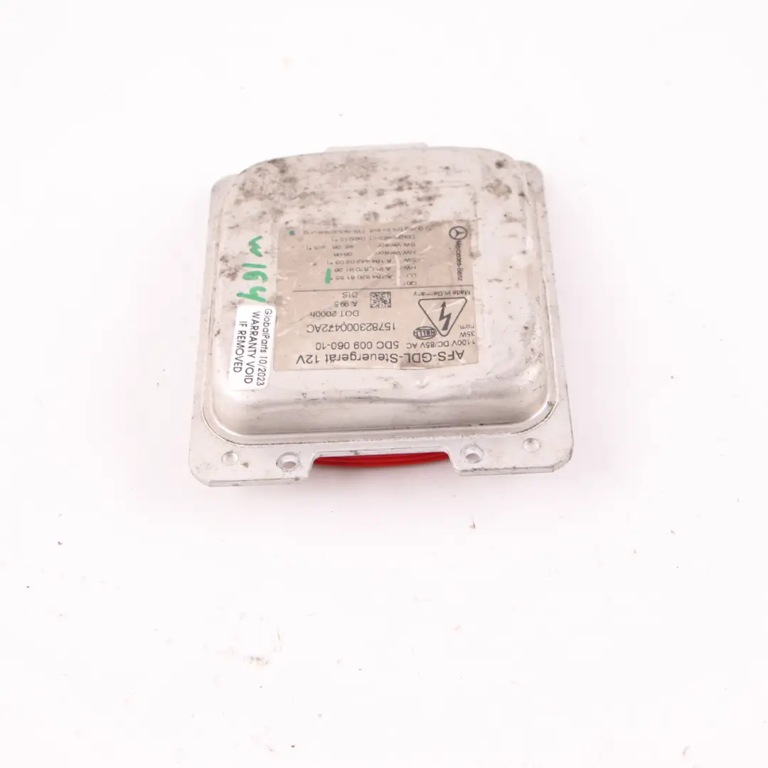 Control Unit Headlight Ballast Module Hella to Mercedes ML W164 Xenon with Part number A1648208185 Mercedes ML W164 Xenon Control Unit Headlight Ballast Module Hella - SKU A1648208185 - Part number A1648208185