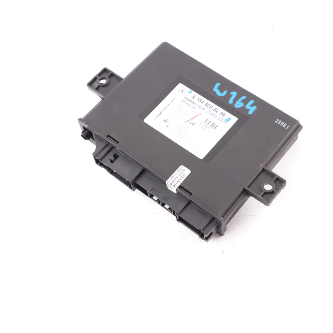 Module Keyless Go Calculateur Contrôle Serrure pour Mercedes ML W164 à propos du numéro de pièce A1648209226 Mercedes ML W164 Module Keyless Go Calculateur Contrôle Serrure - SKU A1648209226 - Numéro de pièce A1648209226