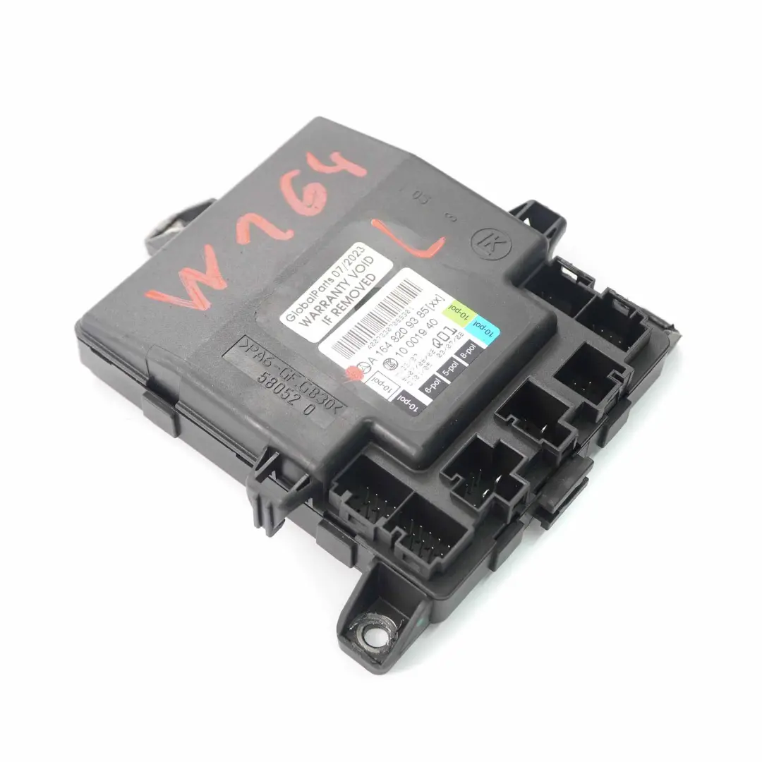 Mercedes ML W164 Módulo Puerta Delantera Izquierda Módulo Control - SKU A1648209385 - Número de pieza A1648209385