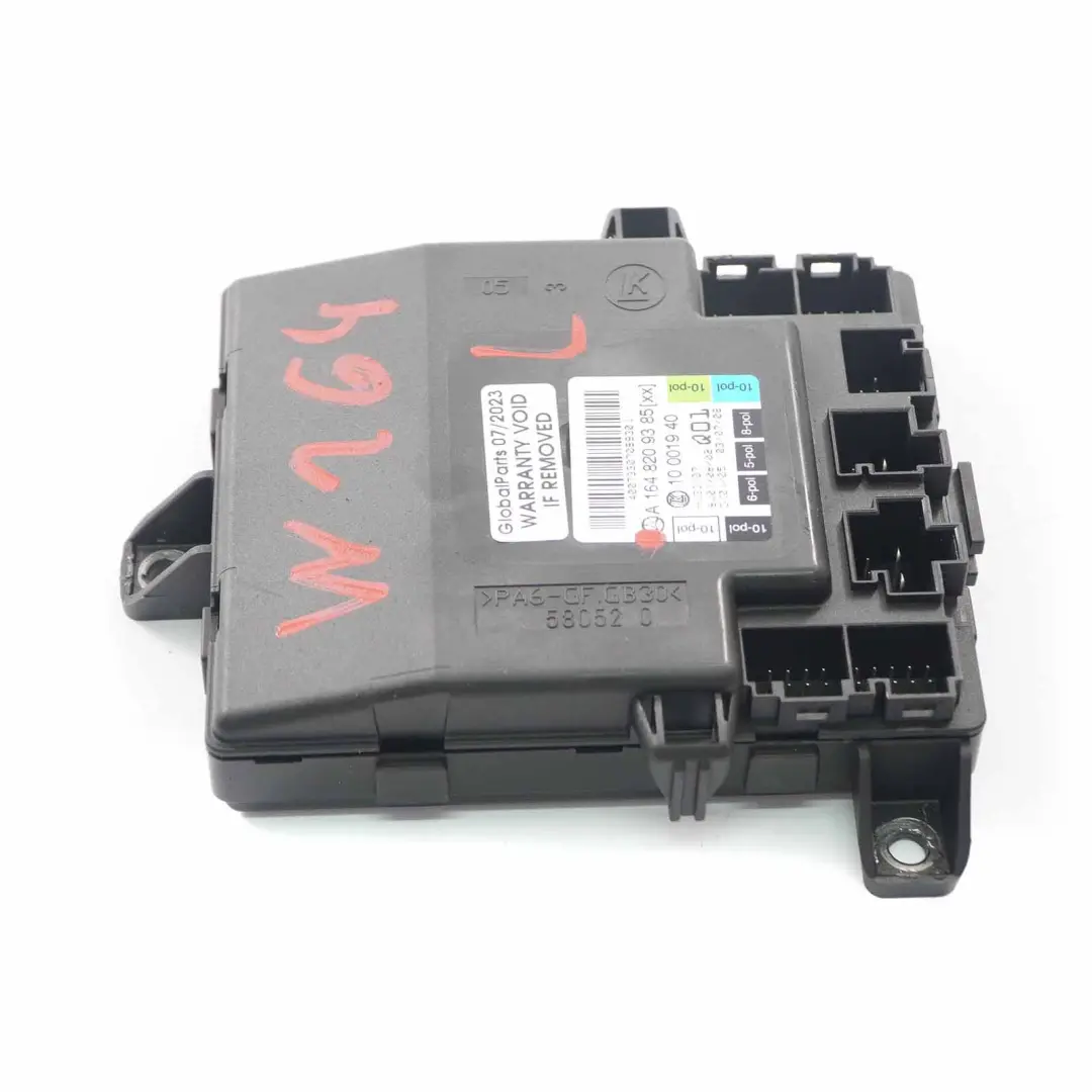Mercedes ML W164 Door Module Front Left N/S Control Unit Module - SKU A1648209385 - Part number A1648209385
