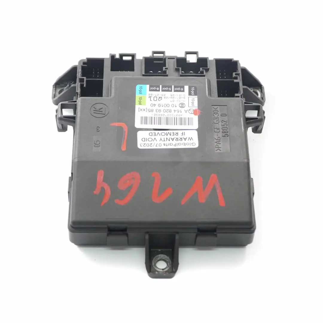 Mercedes ML W164 Door Module Front Left N/S Control Unit Module - SKU A1648209385 - Part number A1648209385